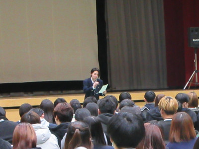 卒業生代表挨拶